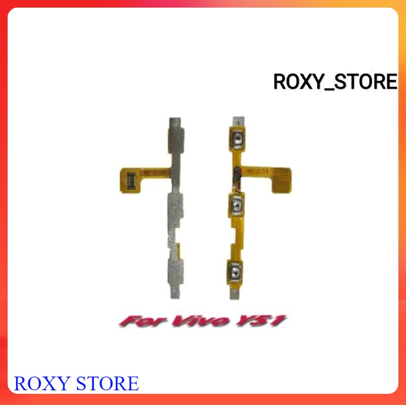 Flexible Flexibel Power On Off Volume Vivo Y51 / Y51L