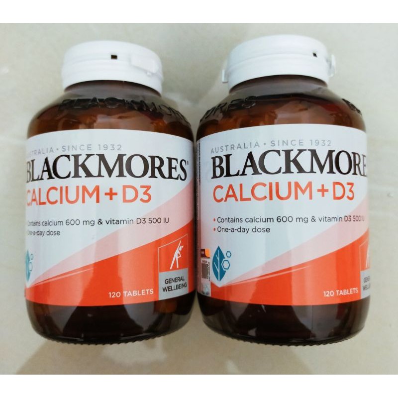 120 tablet & 30s Blackmores Calcium + D3 Exp 2022, Calcium dan Vitamin D3 Shopee Indonesia