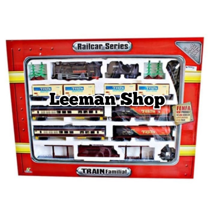 ✔trending mainan murah MAINAN KERETA API FENFA MERAH - RAILCAR SERIES NO.1601A - HANYA FENFA