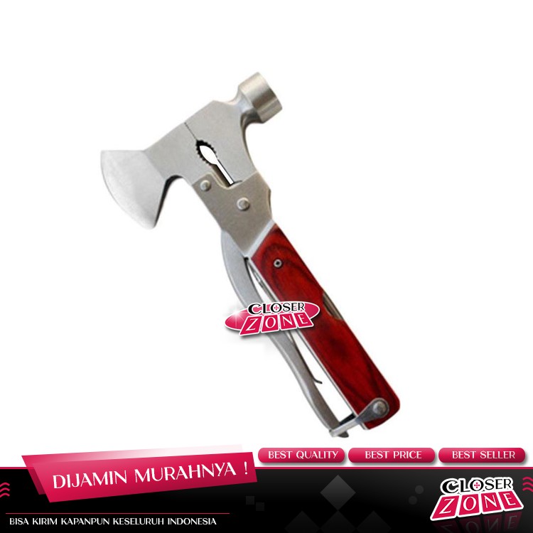 Palu Kapak Lipat Multifunctional EDC Axe Hammer