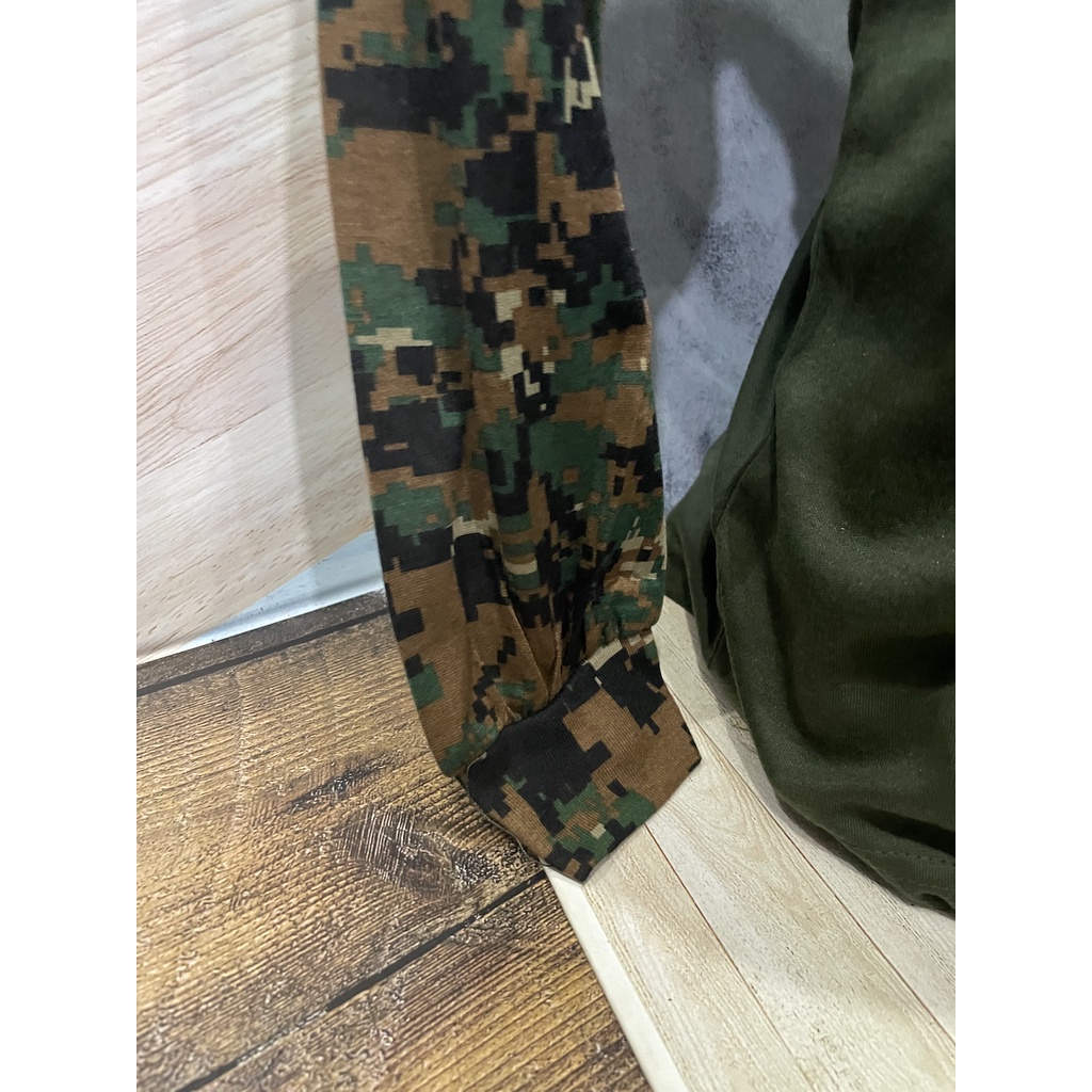 Kaos Raglan Panjang Marpad Riffle - Kaos Rahlan - Kaos Loreng - Kaos Marpad - Kaos Raglan Loreng