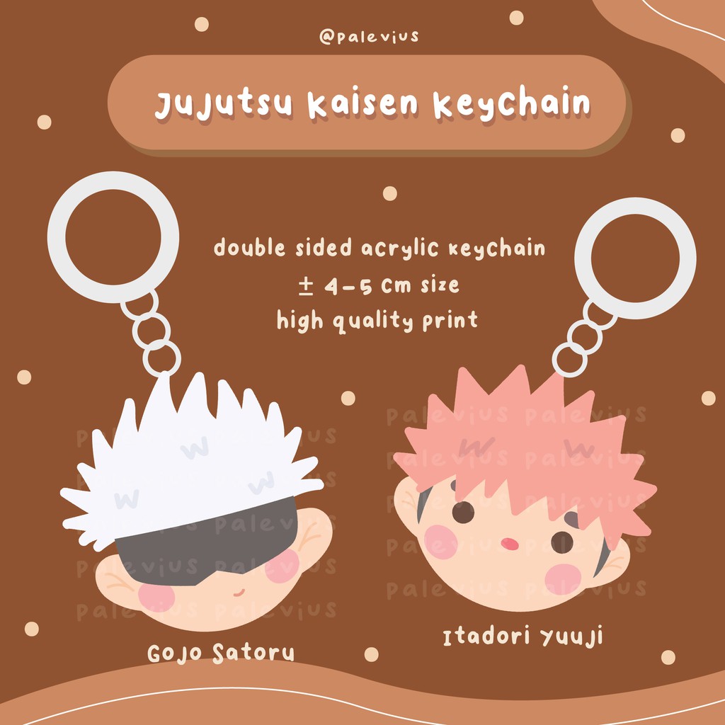 Jujutsu Kaisen Cute Keychain Acrylic - Gojo & Yuuji