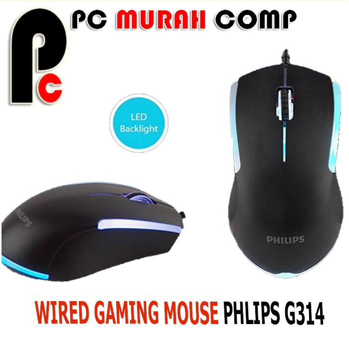 Mouse Gaming Merk Philips G413 with Ambiglow