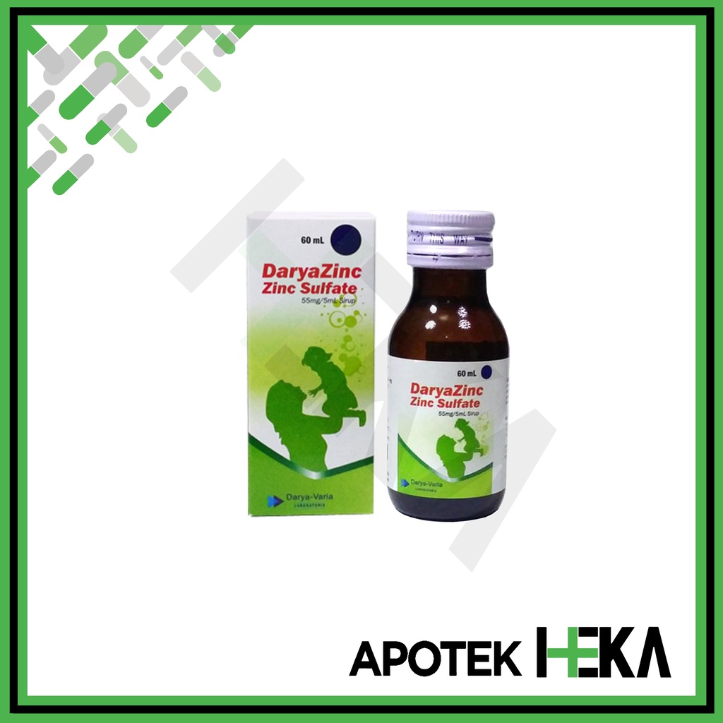 Daryazinc Sirup 60 ml - Suplemen Zinc Anak (SEMARANG)