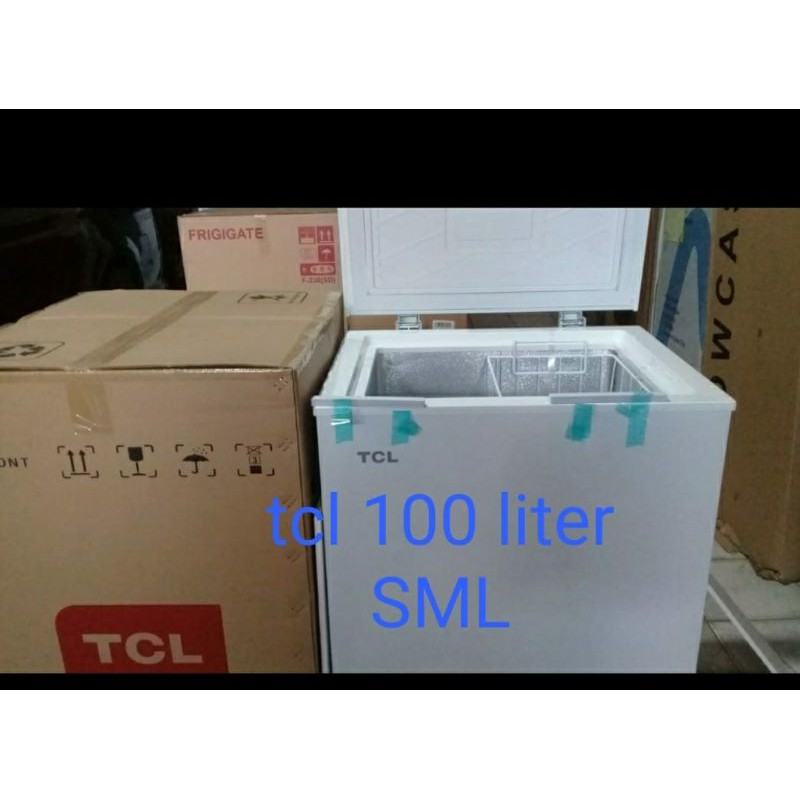 chest freezer tcl 100 : 100 liter kotak daging