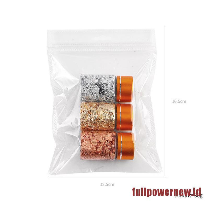 【COD】3PCS Gold Foil Flakes For Resin Imitation Gold Foil For Nails Painting Crafts