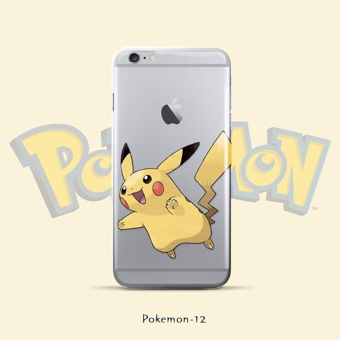 ARW-318 Custom Case Casing Pokemon Pikachu- Iphone Samsung Xiaomi OPPO