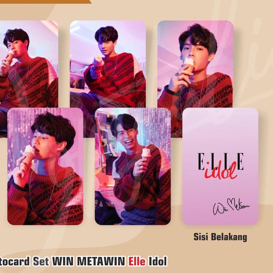 Stars✨ PHOTOCARD SET WIN METAWIN X ELLE IDOL #murah