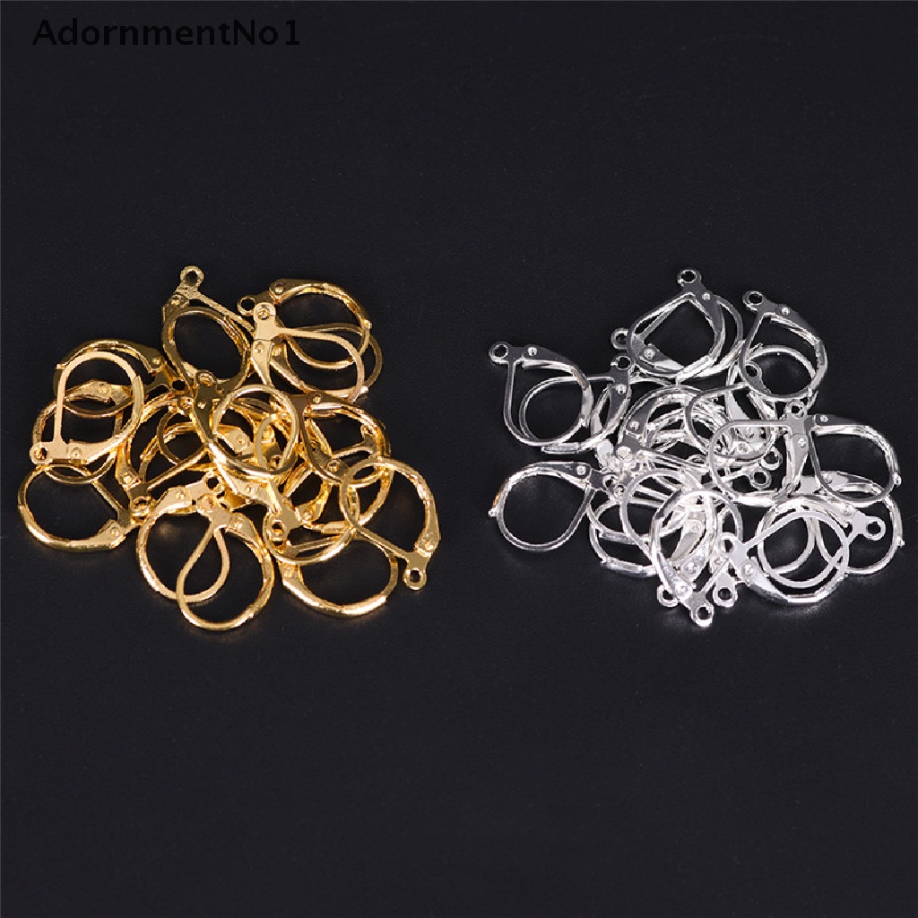 (AdornmentNo1) 50 / 100PCS / Set Kait Lobster Gaya Perancis Untuk Membuat Perhiasan Anting DIY