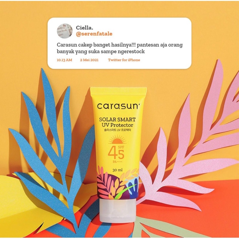 CARASUN Solar Smart UV Protector Spf 45 PA | Carasun Sunscreen ORIGINAL