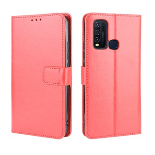 Vivo Y50 Casing Kulit Pu Magnetik Wallet Untuk Vivo Y50 Y 50 Vivoy50 Case Flip Back Cover Shopee Indonesia