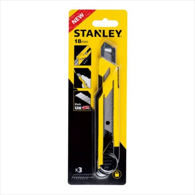 

pisau Cutter 9mm Stanley ( STHT10263 ) ABS Auto Lock Snap-Off Knife