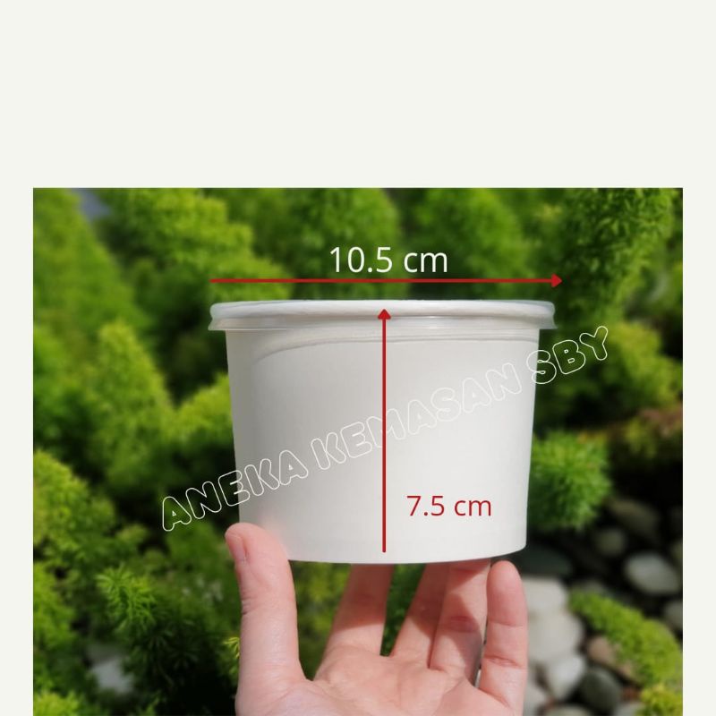 Rice Bowl Paper Mangkok Kertas 500ml / Paper Bowl Isi 25pcs