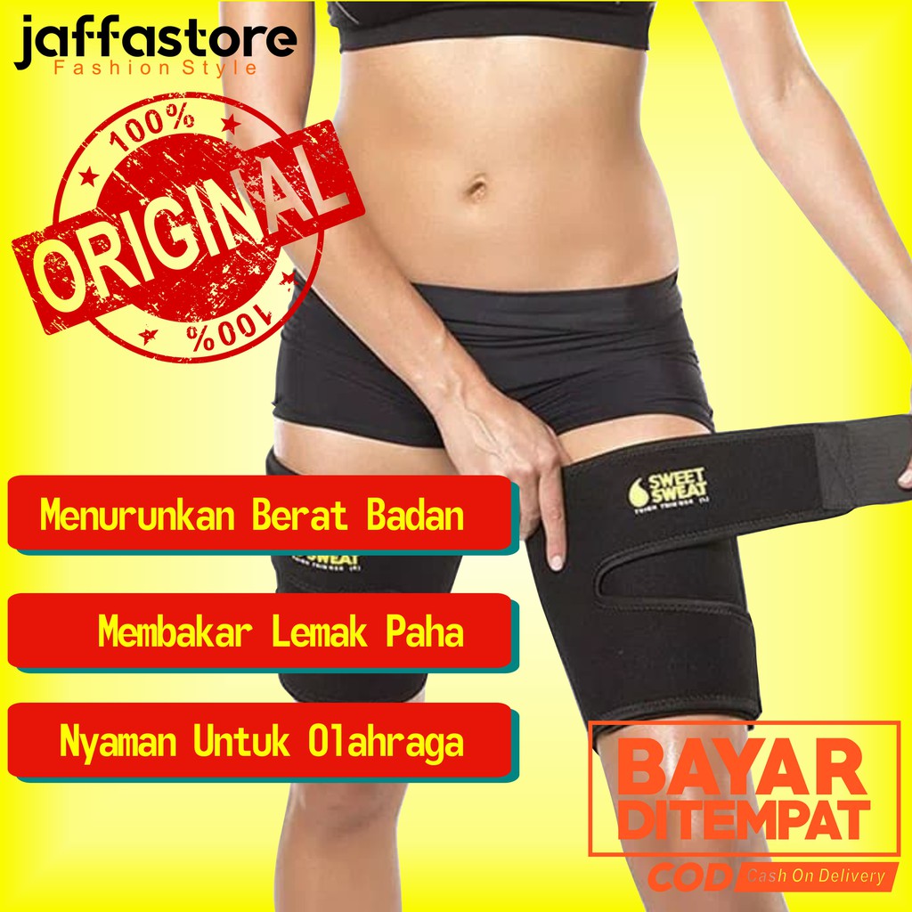 Korset Pelangsing Pengecil Pembakar Lemak Paha Pria Wanita Original Sweet Sweat Thigh Timmer Unisex