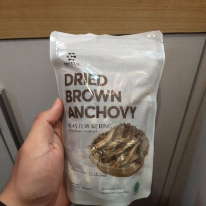 

Crystal dried Brown Anchovy 80gr