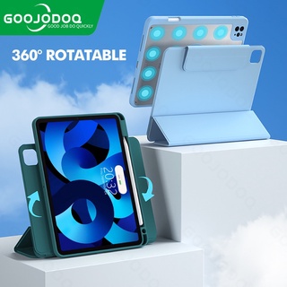 GOOJODOQ Upgraded tablet case 360 Degree Rotating Case For ipad with Smart strong magnetic stand