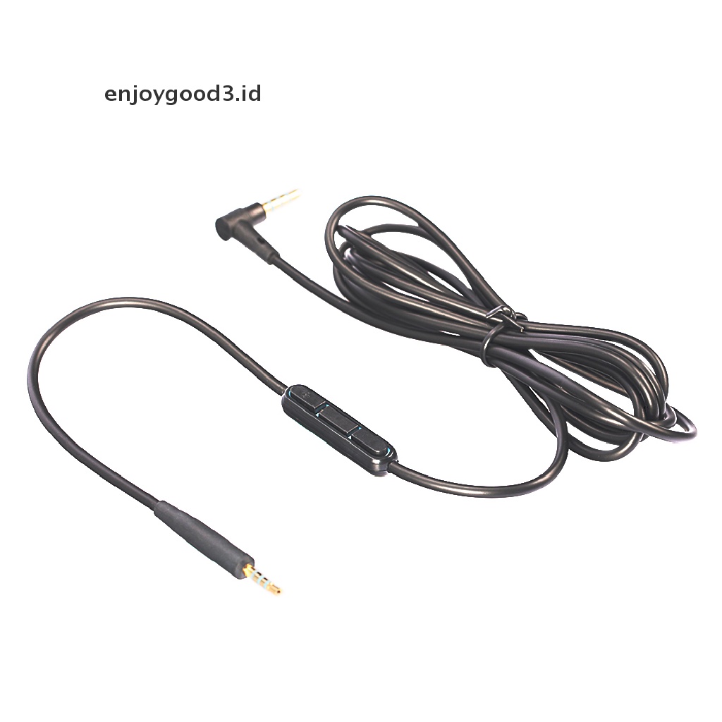 (Rready Stock) Kabel Audio Pengganti Dengan Mic Untuk Headphone QC25 25 Kabel Audio Pengganti Dengan Mic Nyaman Untuk Headphone QC25 25 Adapter Charger Untuk QC2