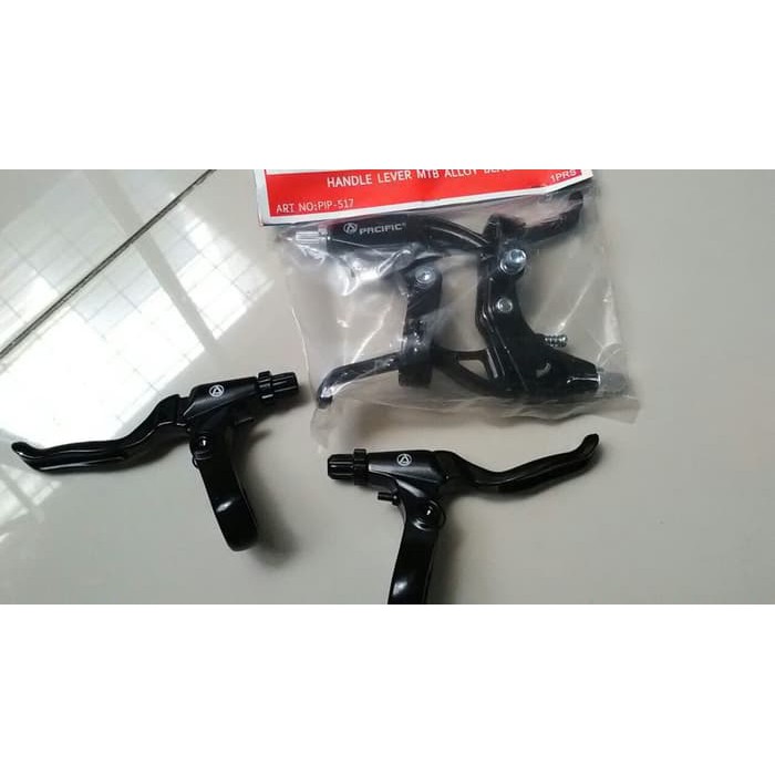 Handle Rem Sepeda Mtb Bmx Full Alloy Pacific Hitam