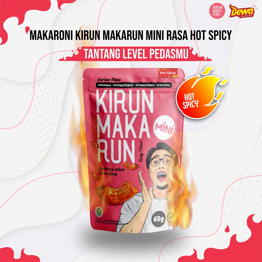 

Makaroni Kirun Makarun ricky harun hot spicy 65 gr