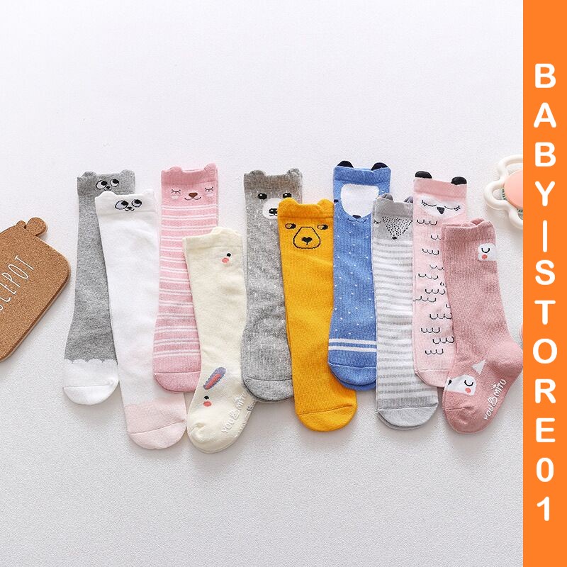 BABY STORE01 - KKC KAOS KAKI KOREA BAYI LUCU PANJANG PREMIUM/KAOS KAKI ANTI SLIP BAYI