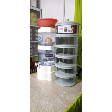 Tudung Saji Susun Kekinian 6 Susun Technoplast Dishes Keeper Dusdusan