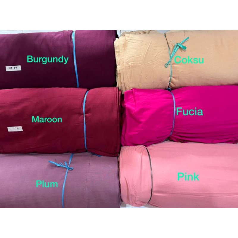 Kain Rayon/Kain Bali/Kain polos