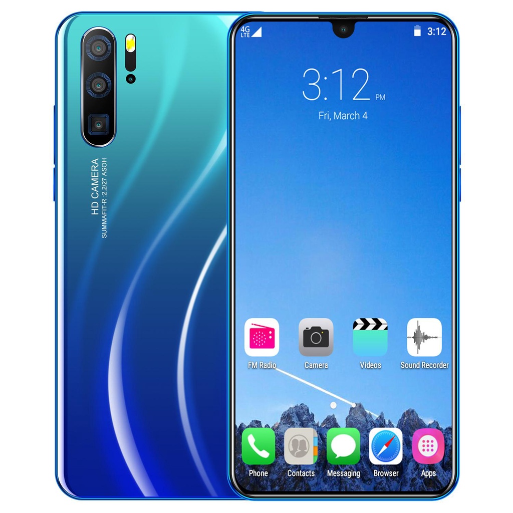 Hp murah P36 PRO Smartphone Android Dual SIM 6.3 IN Smartphone Android Dual SIM 4G + 64G