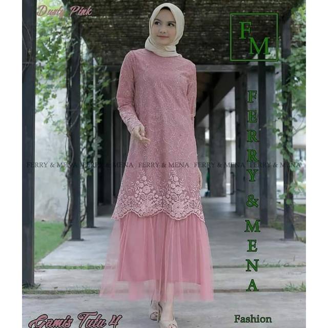 Gaun Pesta Tutu Mewah Adibah Series Original Brand Ferry & Mena Kebaya by FM