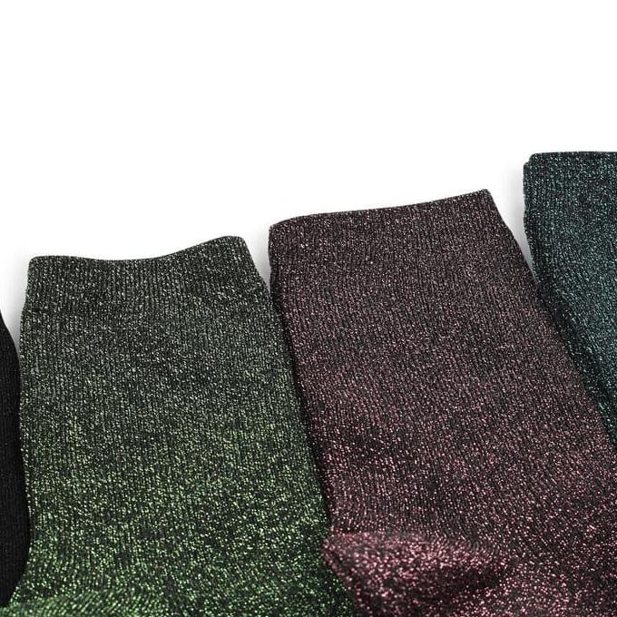 Kaos Kaki Wanita Panjang 5 Pasang / Kaos Kaki Korea Panjang T5671