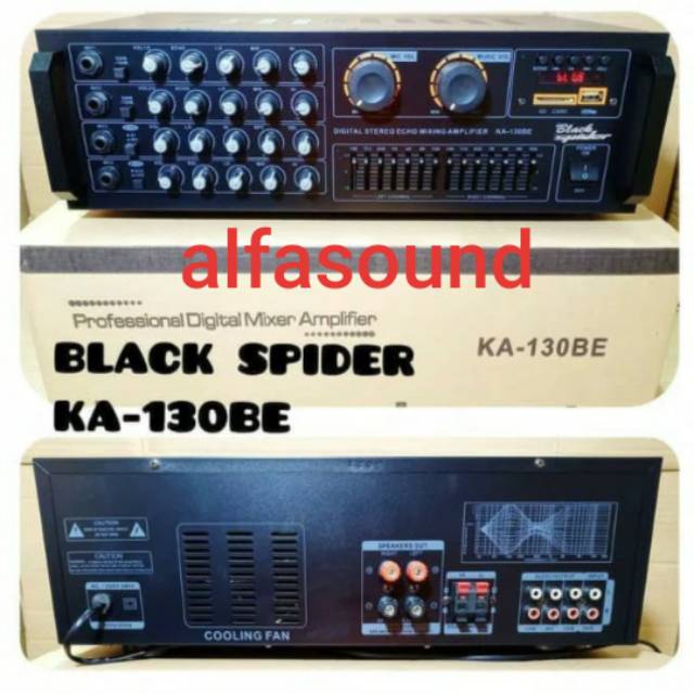 AMPLI BLACK SPIDER KA 130 BE AMPLIFIER BLACKSPIDER KA 130BE KA130BE