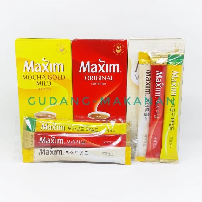 

MAXIM COFFEE MIX 3 SACHET / KOPI KOREA INSTAN - MIX 3 RASA