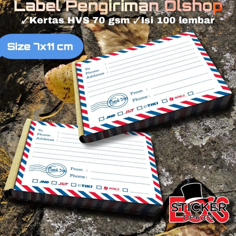 

LABEL PENGIRIMAN OLSHOP ISI 100 LEMBAR/LABEL PENGIRIMAN OLSHOP HVS MURAH- AMPLOP FRAGILE KECIL