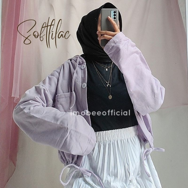 CANDY BUTTON OVERSIZE CROP //JAKET BUTTON OVERSIZE