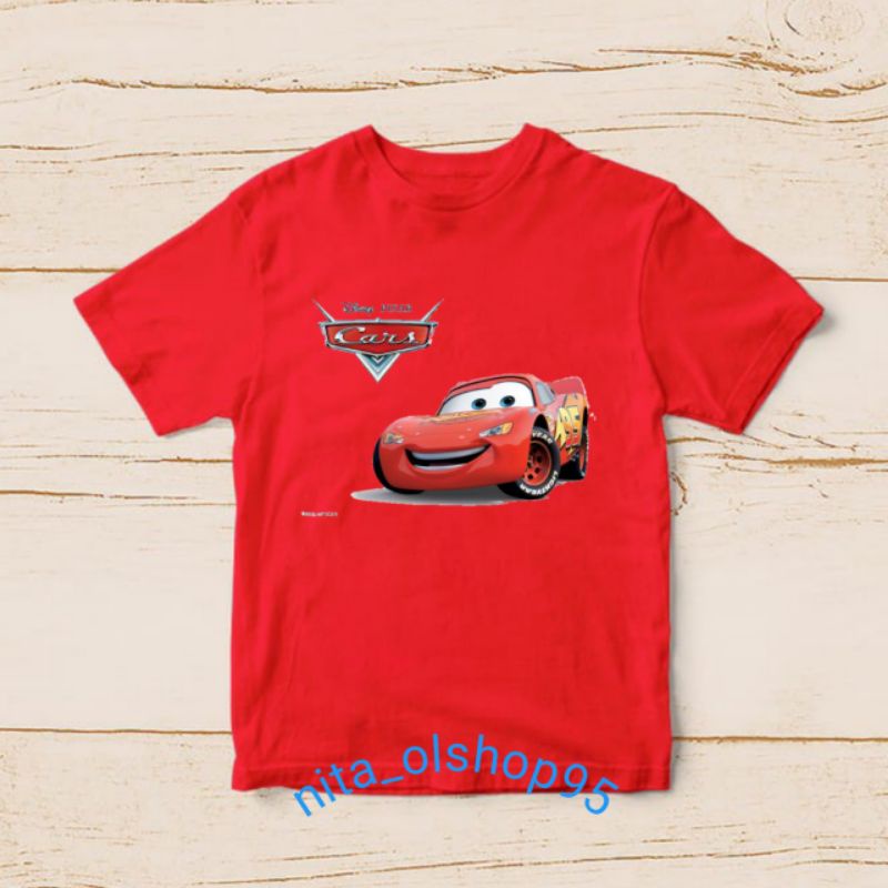 baju cars baju mobil kartun