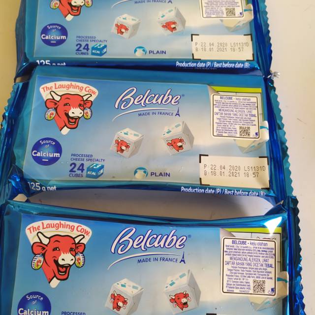 

Bega cube cheese /Belcube plain Hallal