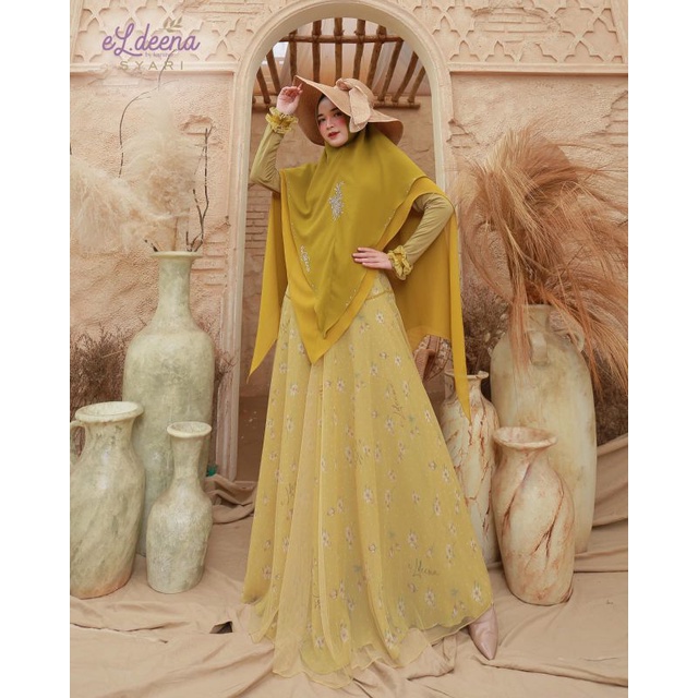 Gamis set syari Mahira series ory by eldena syar'i grosir cirebon annisastore