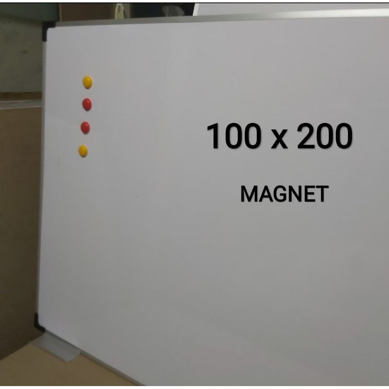 

Whiteboard besar 100 x 200 cm papan tulis besar