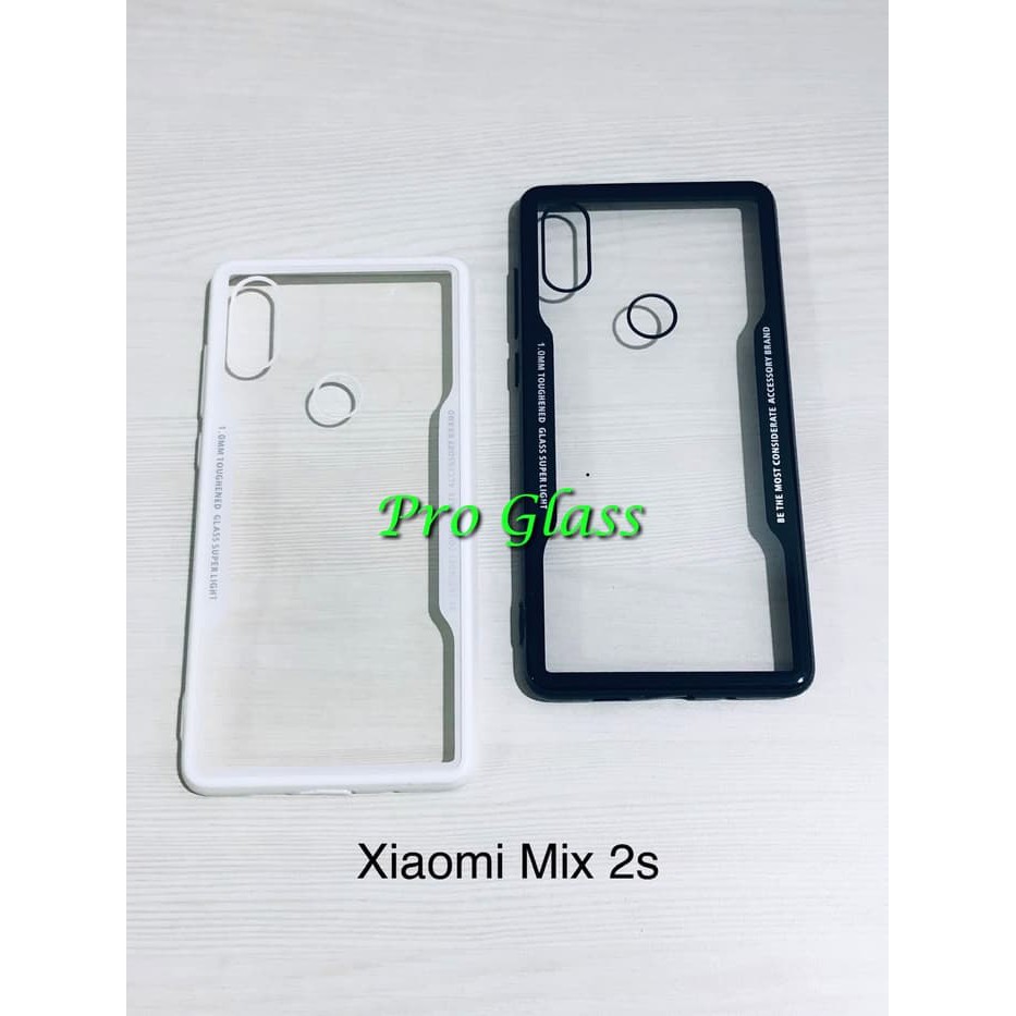 C108 Xiaomi Redmi Note 5/ Note 5 Pro/ Mi Mix 2s/ Redmi S2 Ultrathin Glass SIlicone Premium Case