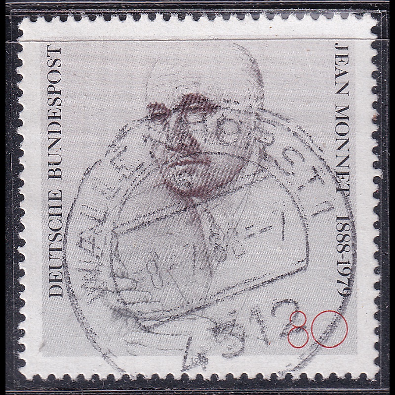 

Prangko Germany 1988 - The 100th Anniversary of the Birth of Jean Monnet, Politician