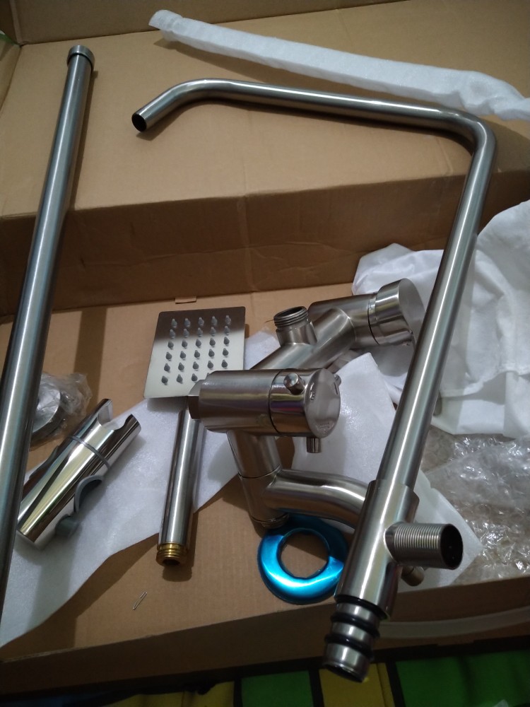 Shower Tiang Set Coulomn Stainless Sus304 Panas Dingin