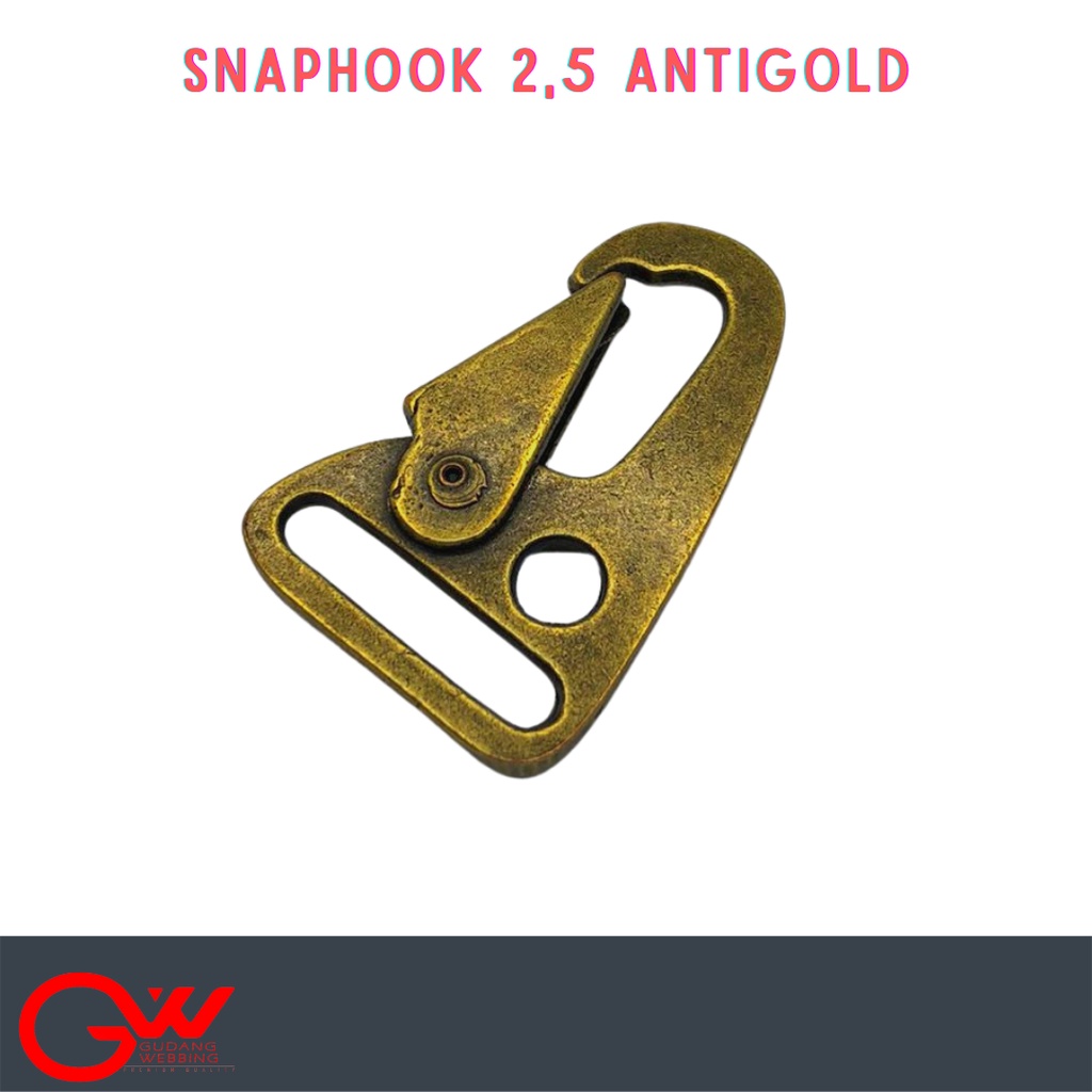 cantolan besi / pengait besi 2,5 cm / SNAPHOOK 2,5 CM