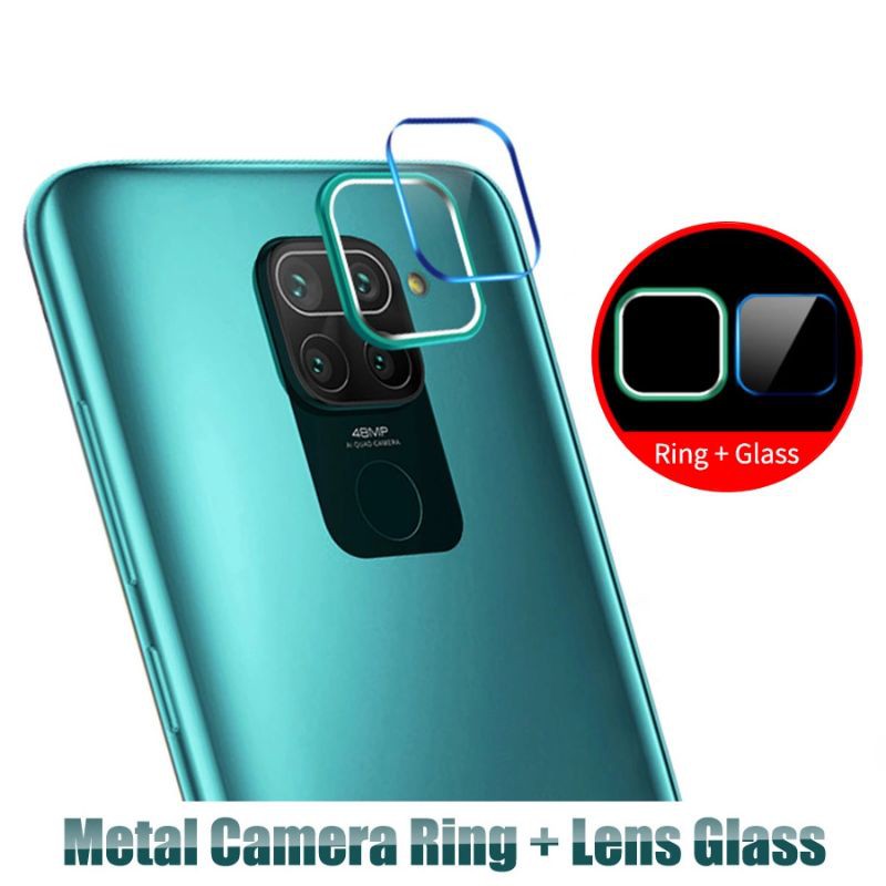 4IN1- Tempered Glass Tg Anti Gores Kaca Full Layar Kamera Xiaomi Redmi Note 9 Screen Protector