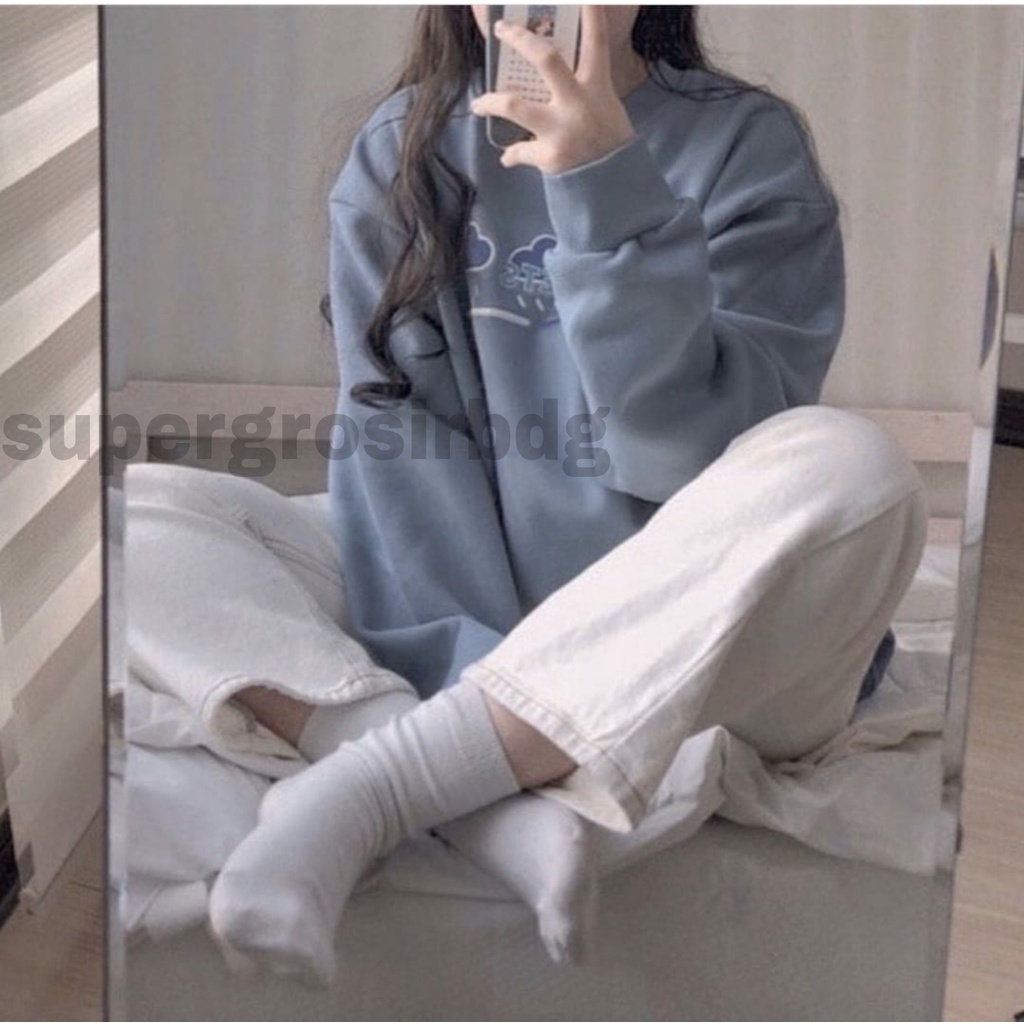 WEST SWEATER OVERSIZE WANITA - SWEATSHIRT SWEATER TERBARU - SWEATER OVERSIZE