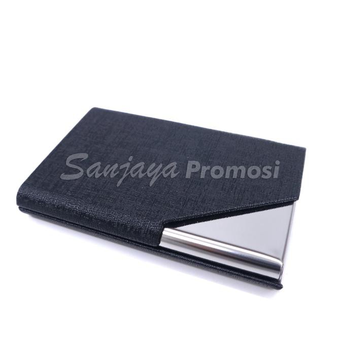 

HOT SALE Tempat Kartu Nama / Name Card Holder Kulit Triangle - Hitam Terjamin