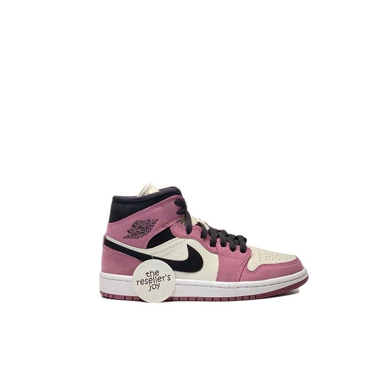 Nike Air Jordan 1 Mid Light Mulberry Berry Pink (100% AUTHENTIC)