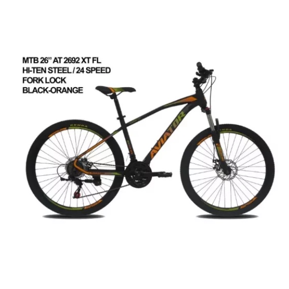 SEPEDA GUNUNG MTB 26 inch AVIATOR 2692 XT FL