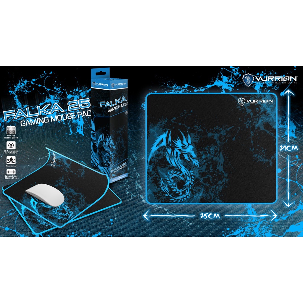 Mousepad Gaming Stroma Falka 25 Vurrion Non Slip Waterproof Mouse Pad