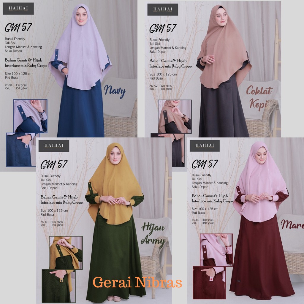 GAMIS DEWASA PREMIUM HAIHAI GM 57