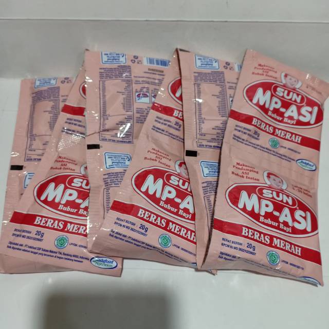 Bubur sun bayi rasa beras merah