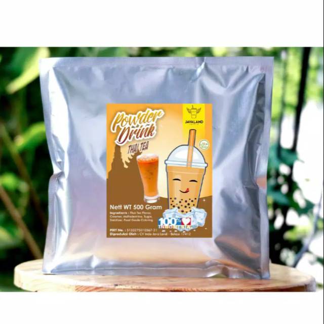 

Bubuk minuman rasa thai tea 500gr